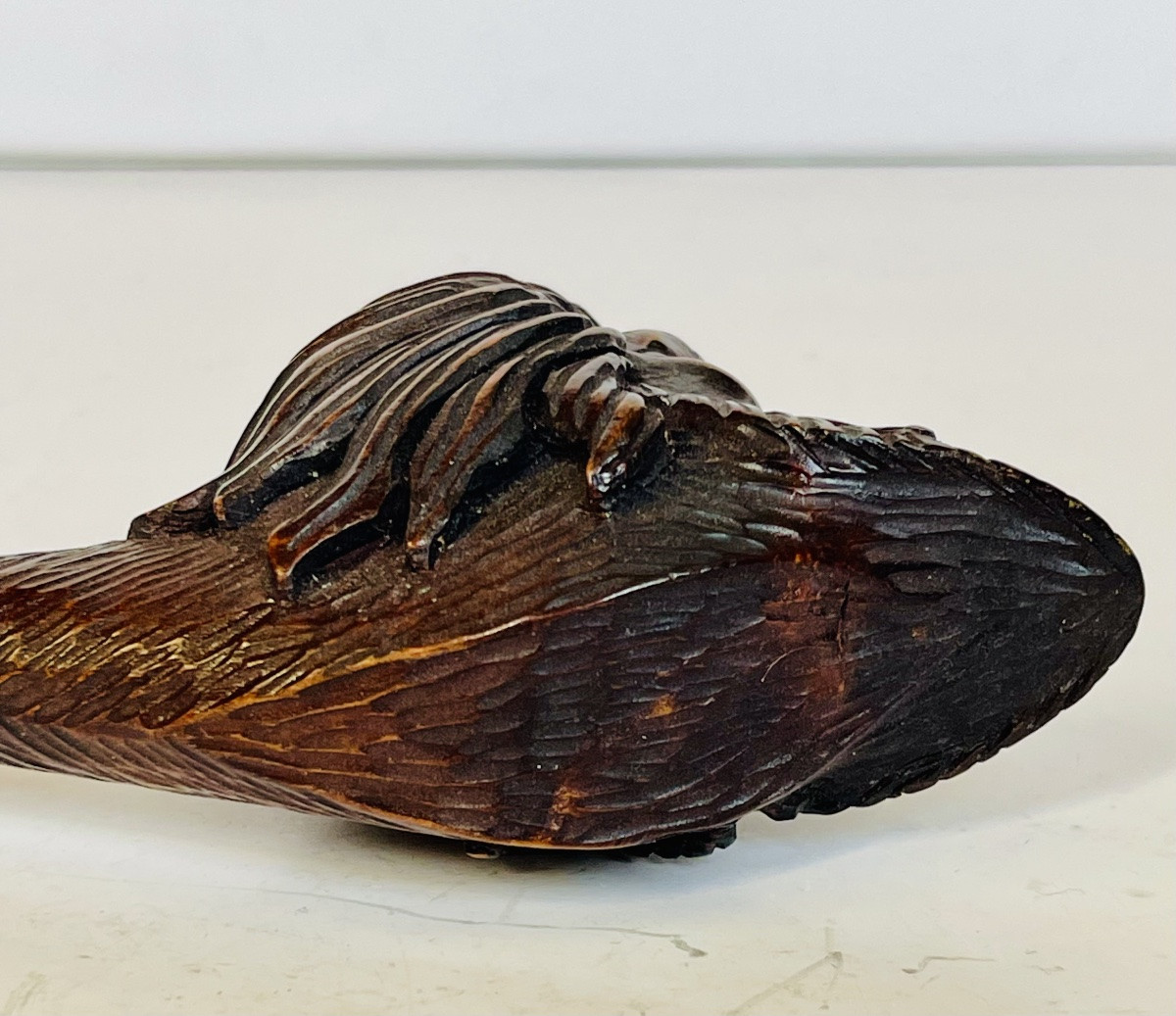 Carved Wooden Pipe-photo-4